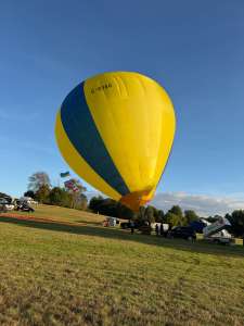 G-STAC hot air balloon, a Lindstrand Technologies LTL Series 1-105, added to the archive 15 September 2026. Photograph by jack101