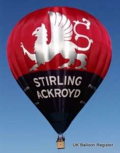G-STIR hot air balloon, an Ultramagic M-105. Photograph by UltraMagic Balloons