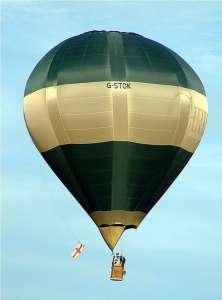 G-STOK hot air balloon, a Cameron Balloons Colt 77B. Photograph by Balloon Spotters Archive