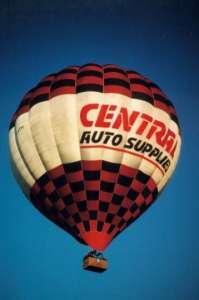 G-STPI hot air balloon, a Cameron A-250. Photograph by Andrew Garrett