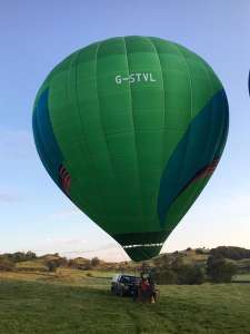 G-STVL hot air balloon, added to the archive 27 August 2026. Photograph by Richard Gahan