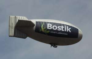 G-SUNA hot air balloon, a GEFA-FLUG AS 105 GD. Photograph by Barry Ambrose