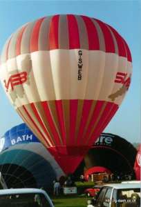 G-SWEB hot air balloon, added to the archive 27 August 2026. Photograph by G Duke