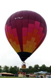 G-TAJF hot air balloon, a Lindstrand Balloons LBL 77A. Photograph by Richard Gahan