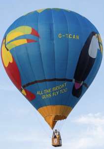 G-TCAN hot air balloon, a Thunder AND Colt Colt 69A