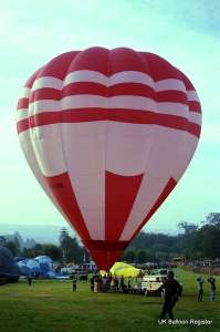 G-TGAS hot air balloon, added to the archive 27 August 2026. Photograph by Mike Clarke