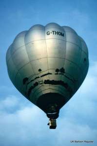G-THOM hot air balloon, added to the archive 27 August 2026. Photograph by Keith Sowter