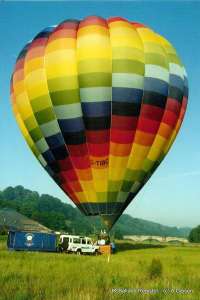 G-TIBC hot air balloon, added to the archive 27 August 2026. Photograph by A Gibson