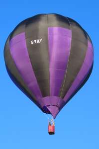 G-TILY hot air balloon, a Laws TI Sackville BM-56, added to the archive 7 September 2026. Photograph by G Bann