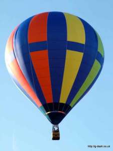 G-TIMX hot air balloon, a Head AX8-88B. Photograph by Balloon Spotters Archive