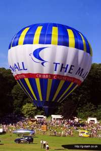 G-TMCC hot air balloon, a Cameron N-90. Photograph by Mike Clarke