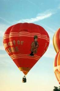 G-TOOL hot air balloon, added to the archive 27 August 2026. Photograph by Andrew Garrett