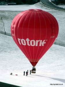 G-TORK hot air balloon, a Cameron Z-105. Photograph by Balloon Spotters Archive