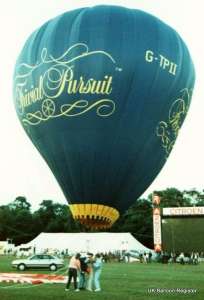 G-TPII hot air balloon, a Thunder AND Colt Colt 21A, added to the archive 7 September 2026. Photograph by Mel Kirby