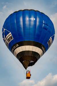 G-TREW hot air balloon, a Balony Kubicek SPOL. S R.O. BB22Z, seen at Telford, Telford and Wrekin, United Kingdom on 24 August 2025. Photograph by Dave