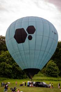 G-TSWI hot air balloon, a Lindstrand HOT AIR Balloons LBL 90A. Photograph by Dave
