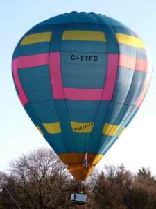 G-TTFG hot air balloon, a Thunder AND Colt Colt 77B, added to the archive 7 September 2026. Photograph by Balloon Spotters Archive