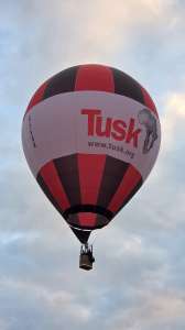 G-TVSK hot air balloon, an Ultramagic B-50, seen at Telford, Telford and Wrekin, United Kingdom on 30 August 2026. Photograph by Dave