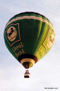 G-UKRB hot air balloon, added to the archive 27 August 2026. Photograph by Mike Clarke