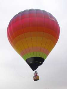 G-UKWA hot air balloon, a Kubicek Factory S.R.O. BB26Z. Photograph by Keith Sowter