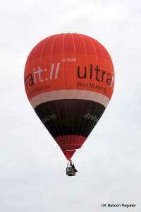G-ULTA hot air balloon, an Ultramagic M-65C. Photograph by Kevin Boon