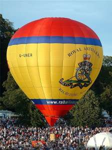 G-UNER hot air balloon, a Lindstrand Balloons LBL 90A. Photograph by Balloon Spotters Archive