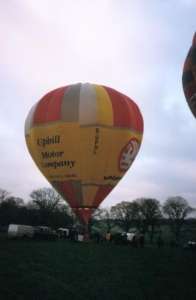 G-UPHL hot air balloon, added to the archive 27 August 2026. Photograph by Andrew Garrett