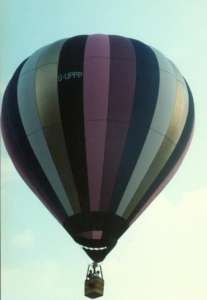 G-UPPP hot air balloon, added to the archive 27 August 2026. Photograph by Andrew Garrett