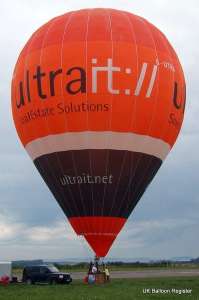 G-UTRA hot air balloon, an Ultramagic M-77C. Photograph by Kevin Boon