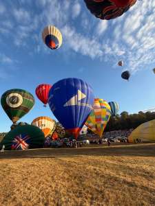 G-UWEB hot air balloon, a Cameron Z-120, added to the archive 15 September 2026. Photograph by jack101