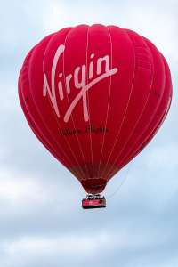G-VBAI hot air balloon, a Cameron A-400, seen at Telford, Telford and Wrekin, United Kingdom on 30 August 2026. Photograph by Dave
