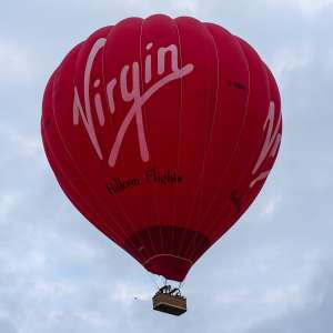 Virgin hot air balloon G-VBBB, a Cameron A-300