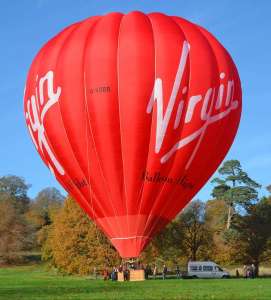 Virgin hot air balloon G-VBBB, a Cameron A-300, added to the archive 7 September 2026. Photograph by Tom Balson