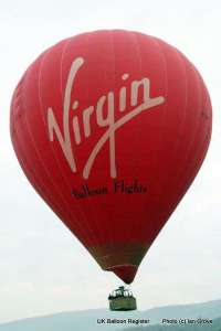 G-VBFS hot air balloon, a Cameron Z-375. Photograph by Ian Grove