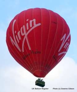 G-VBFT hot air balloon, a Cameron Z-275. Photograph by Graeme Gibson