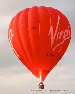 G-VBFU hot air balloon, a Cameron A-400. Photograph by James Stancombe
