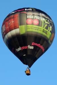 G-VGFS hot air balloon, a Cameron Z-90. Photograph by Fay Shepherd