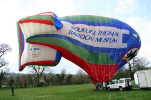 G-VIBA hot air balloon, added to the archive 27 August 2026. Photograph by Bill Teasdale