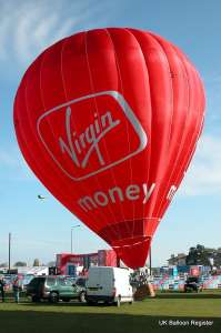 G-VMVM hot air balloon, a Cameron Z-77. Photograph by Fay Shepherd