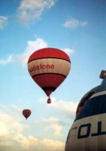 G-VODA hot air balloon, added to the archive 27 August 2026. Photograph by Andrew Garrett