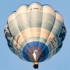 G-VRVI hot air balloon, a Cameron O-90
