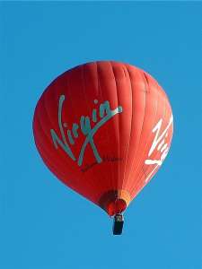 G-VVBF hot air balloon, a Cameron Balloons Colt 315A. Photograph by Balloon Spotters Archive