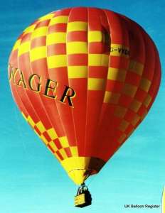 G-VYGR hot air balloon, a Thunder AND Colt Colt 120A, added to the archive 7 September 2026. Photograph by Mel Kirby