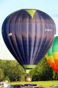 Palletways hot air balloon G-WAYS, a Lindstrand HOT AIR Balloons LBL 105A, added to the archive 7 September 2026. Photograph by G Bann