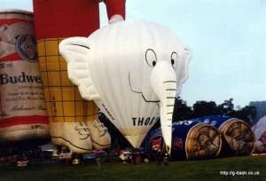 G-WBMG hot air balloon, added to the archive 27 August 2026. Photograph by G Duke
