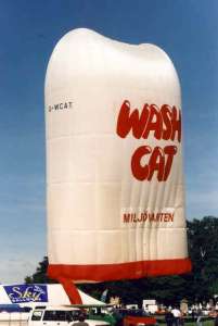 G-WCAT hot air balloon, added to the archive 27 August 2026. Photograph by Bill Teasdale