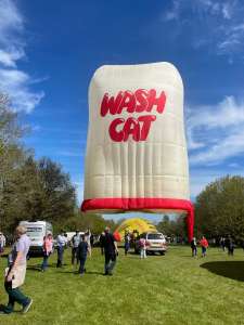 G-WCAT hot air balloon, a Thunder AND Colt Colt Flying Mitt, added to the archive 14 September 2026. Photograph by Cera168_