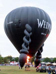 Netflix hot air balloon G-WDNS, a Kubicek Factory S.R.O. BB22Z (Wednesday), added to the archive 7 September 2026. Photograph by G Bann