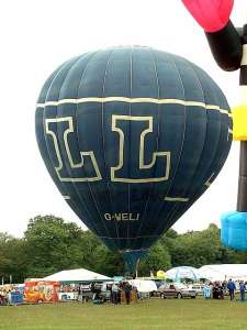 G-WELI hot air balloon, a Cameron N-77, added to the archive 7 September 2026. Photograph by G Bann