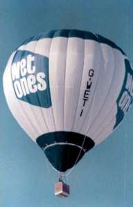 G-WETI hot air balloon, added to the archive 27 August 2026. Photograph by Bill Teasdale
